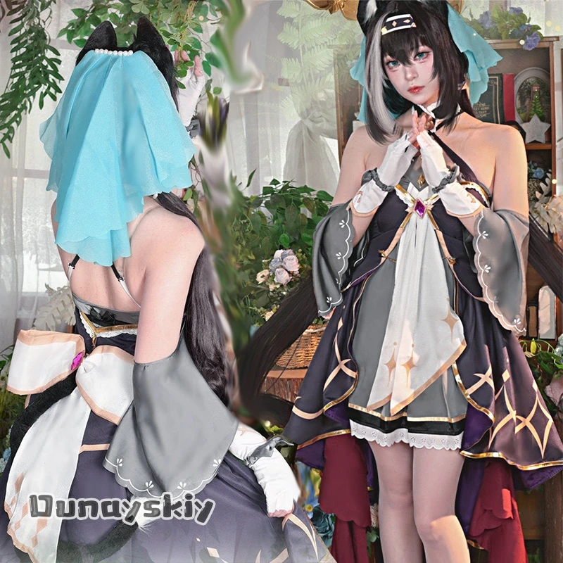 Princess Cosplay Costume RE Cos Skirt Party Suit Dive Kyaru Clothe Cute Party Stage Lolita Girls Dress Wig Connect! Halloween