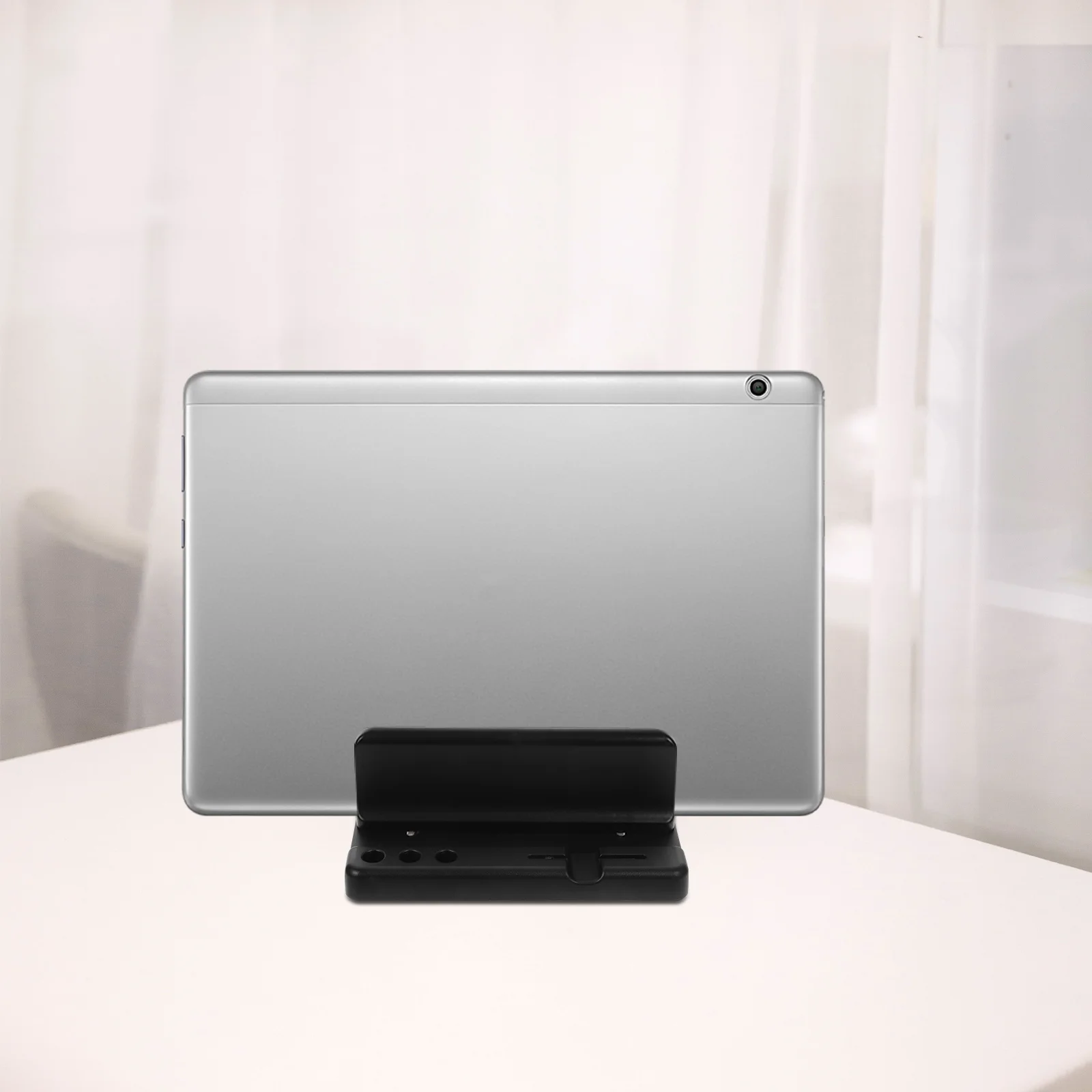 

Laptop Stand Black Vertical Plastic Desktop Storage Rack For Pro Lightweight Durable Laptop Supporting Holder Bracket