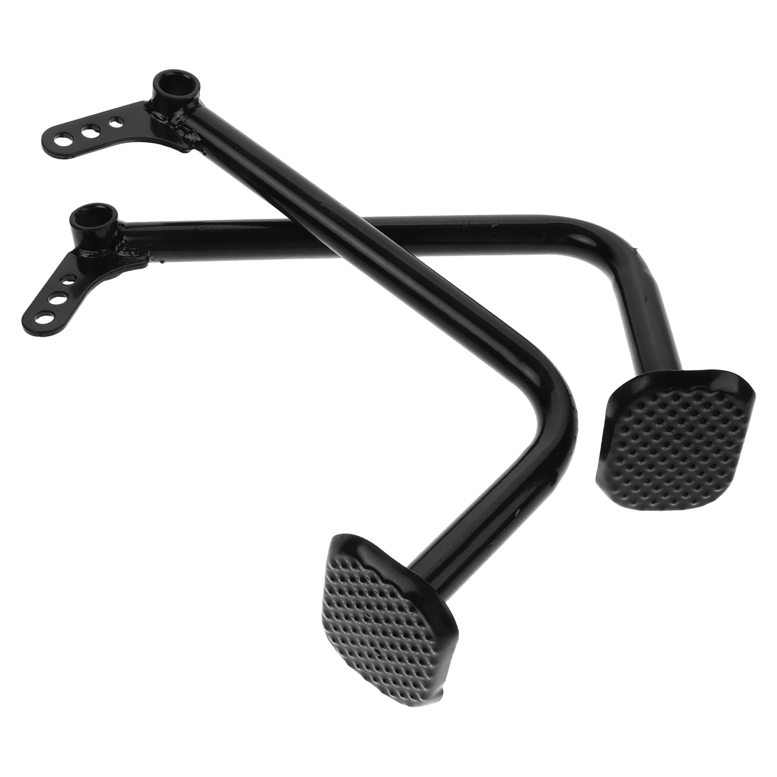 

2pcs Brake Pedal Electric Tricycle Durable Easy Installation Stable Control Metal Footrest Atv Go Kart Parts Replacement