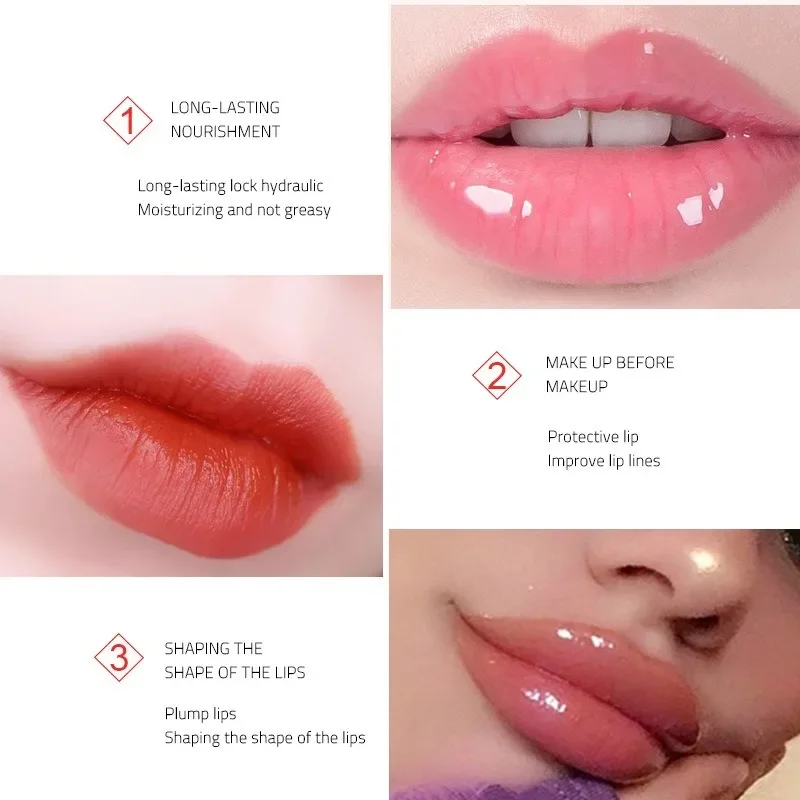 Lip Nourishing Care Essential Oil Desalination Erasing Repair Lip Wrinkles Moisturizing Nutritious Makeup Lipstick Gloss 10ml