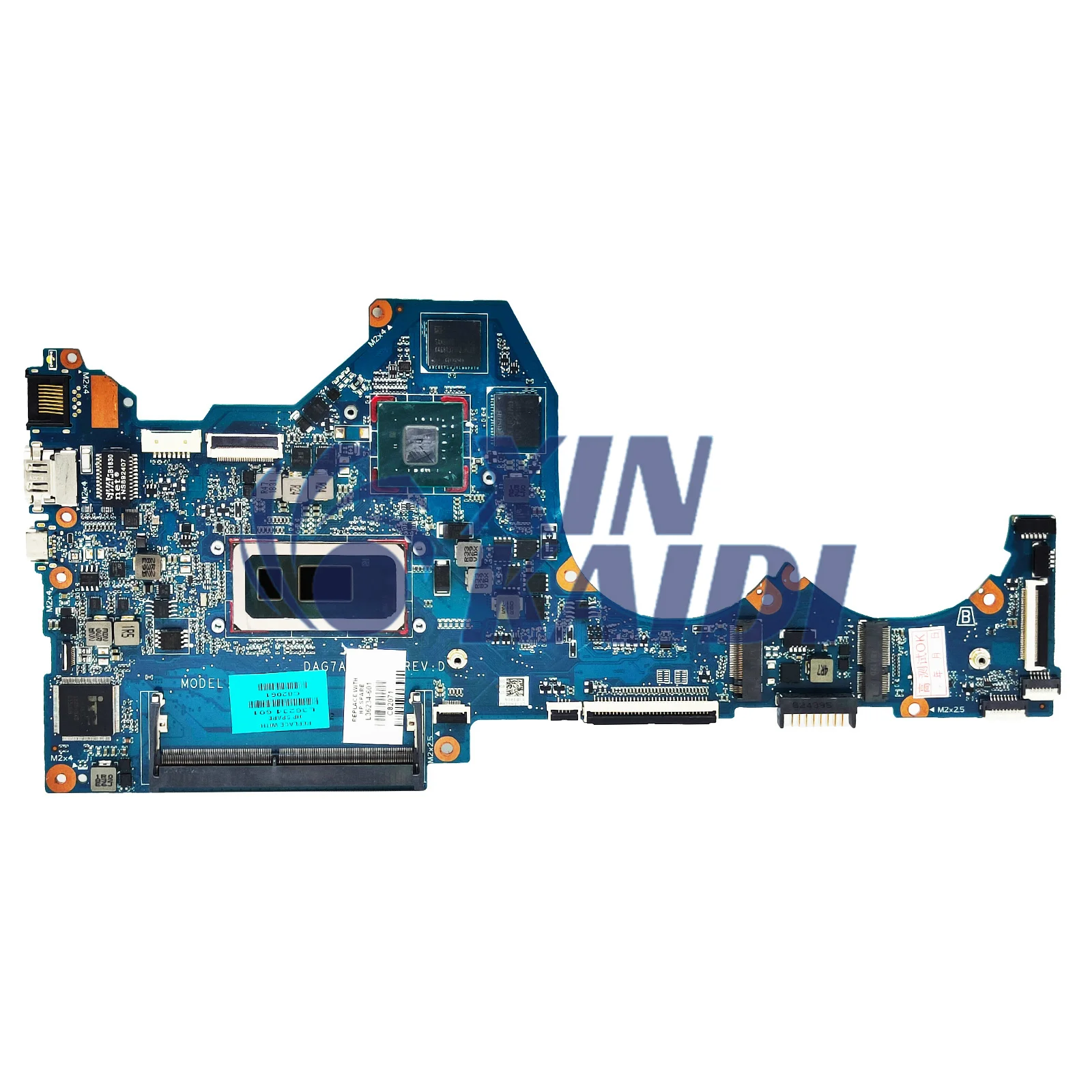 DAG7ADMB8D0 Placa-mãe para HP 14-CE L67081-601 L67080-601 TPN-Q207 L67078-001 CPU I3 I5 I7 8th Gen