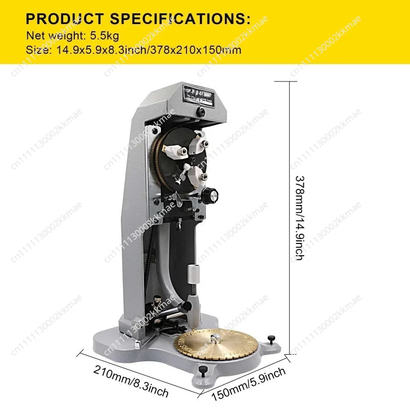 Hot Selling Manual Jewelry Engraving Machine New Metal Ring Engraver for Numbers 1-9 & English A-Z Brass Ring Lettering Tool