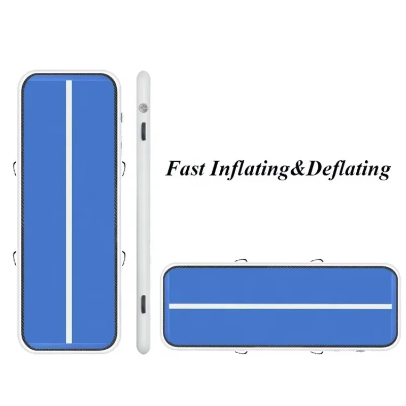 

Air Track Gymnastics Mat, Inflatable Non-Slip Air Track, Multifunctional for Yoga, Tumbling, Gym & Cheerleading, Durable