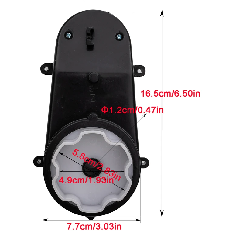 Rs390 4wd 12v子供用電気自動車,6v,オフロード車,1.2穴,モーターギアボックス,電気モーター