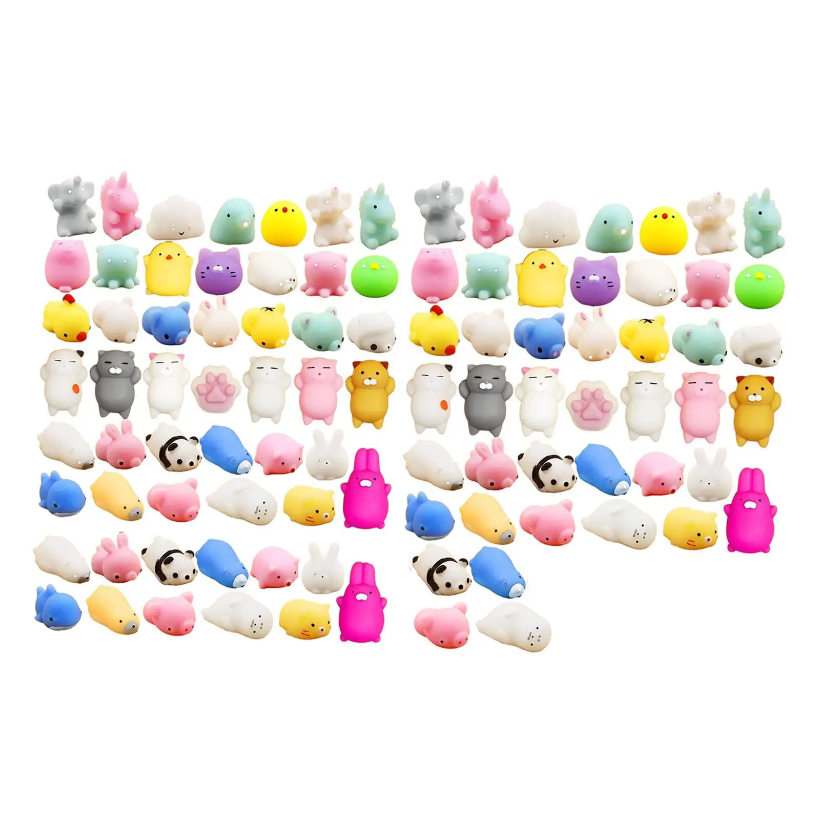 

100x Soft Fidget Toys Sensory Fidget for Gifts Goodie Bag Filler Kids