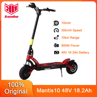 Original Kaabo Mantis 10 10inch Single Motor E-scooter 800W 48V 18.2Ah Electric Scooter Foldable Electrice Scooter