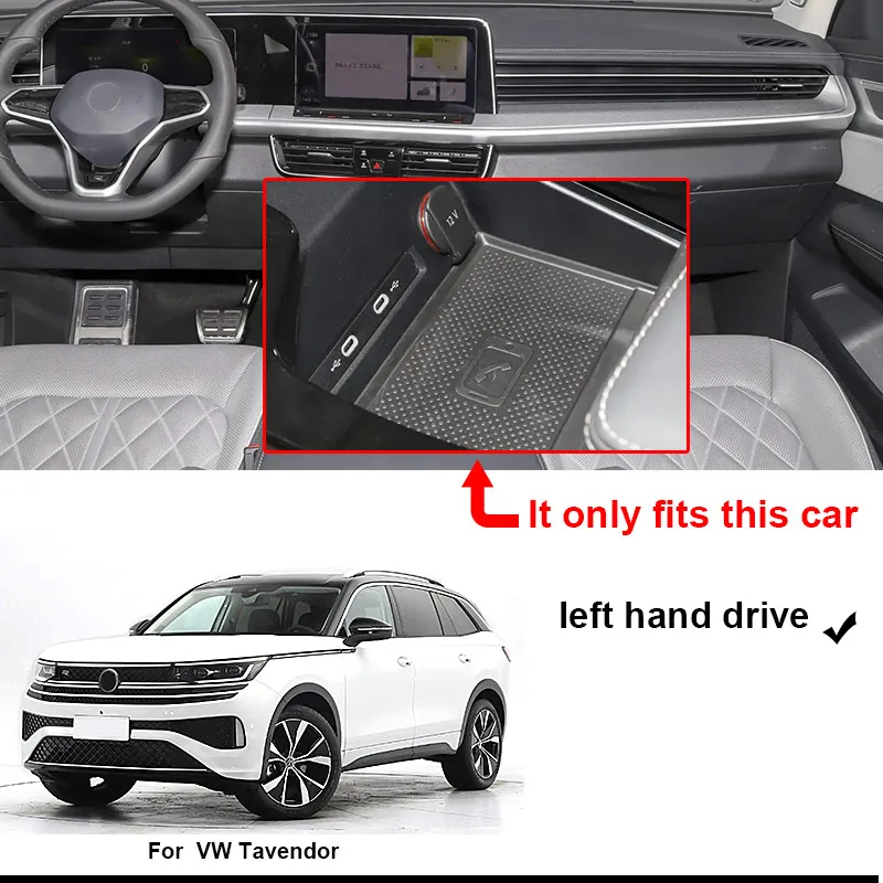 Car Phone Holder With Wireless Charging For Volkswagen VW Tavendor Interior Accessories 15w Wireless Charger Fast Charging 2023