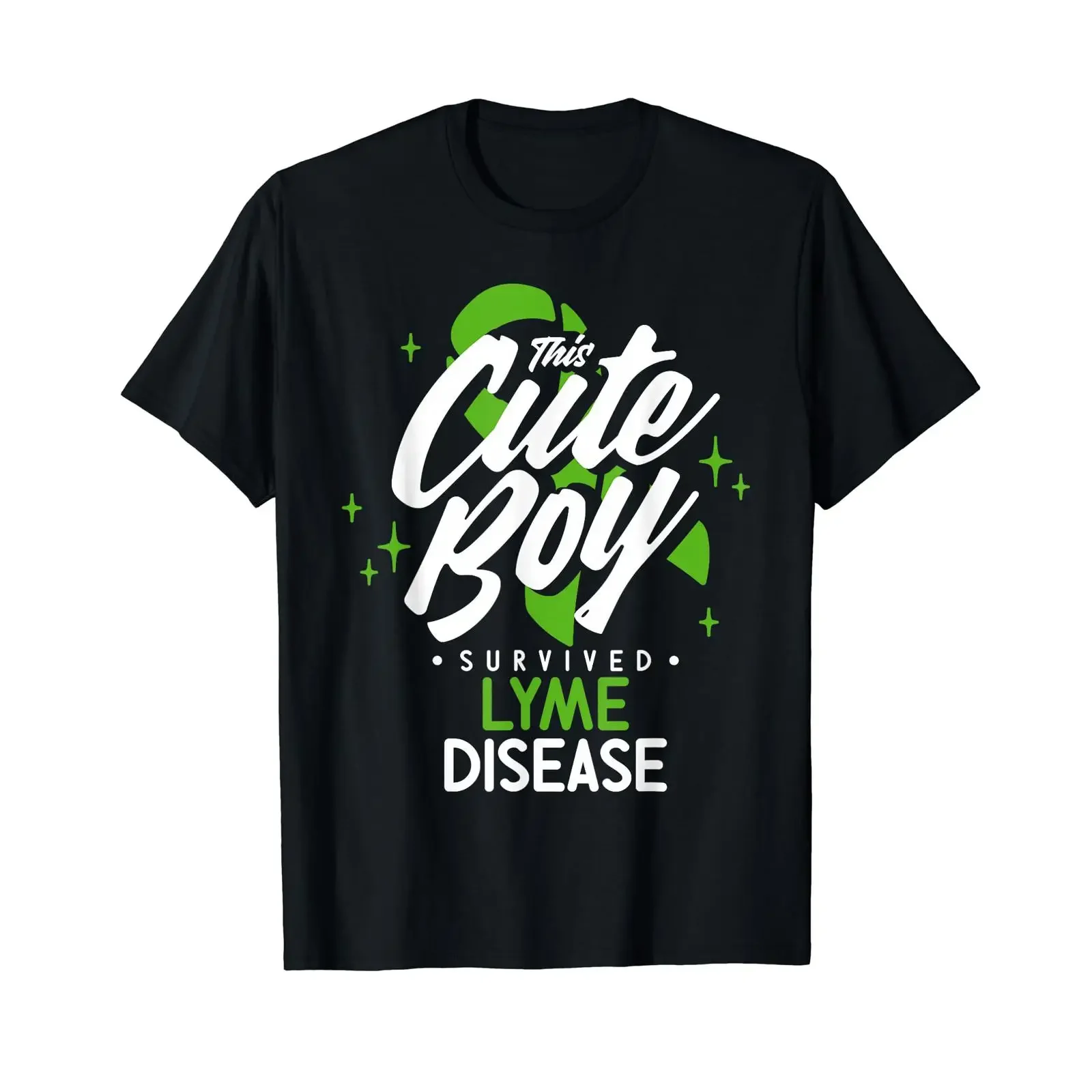 This Cute Boy Survived Lyme Disease Preisgünstiges Grafik T Shirt vintage Washed designer clothes graphic Unisex homme