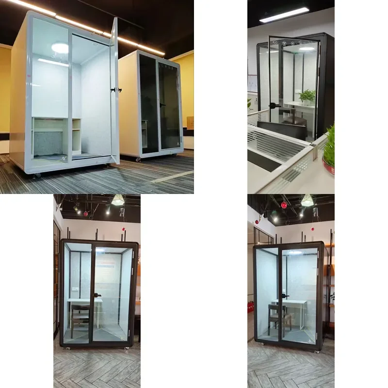 for Office Space Sound Insulation Pollution Intelligent Modular Booth for Office Building Soundproof Cabin