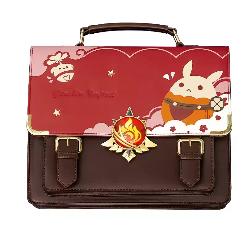 

Game Genshin Impact Klee Doujin Cosplay Backpack Women Lolita Cute Messenger Bag Christmas Leather Handbags Fashion Shoulder Bag