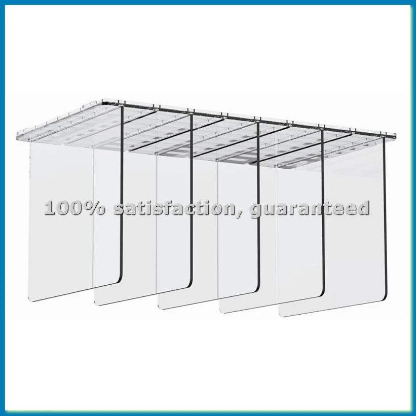Purse Organizer for Closet, Shelf Dividers for Closet Organization Adjustable Plastic Handbag Organizers for Closets-ABWY