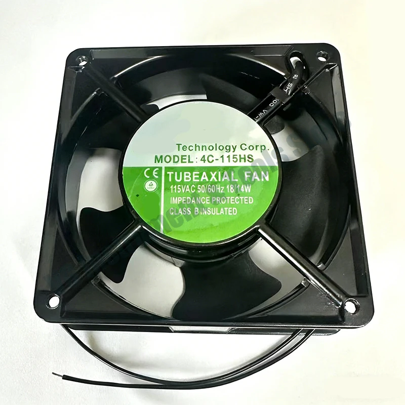 For New Bi-Sonic 4C-115HS AC 115V 18W 120x120x38mm Server Cooling Fan