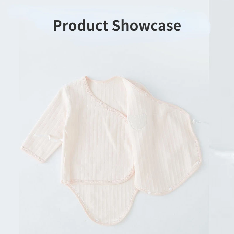 0-12M Boys Girls Romper Spring Newborn Baby Cotton Triangle Bottoming Crawling Clothes  Breathable Soft Infant Jumpsuit