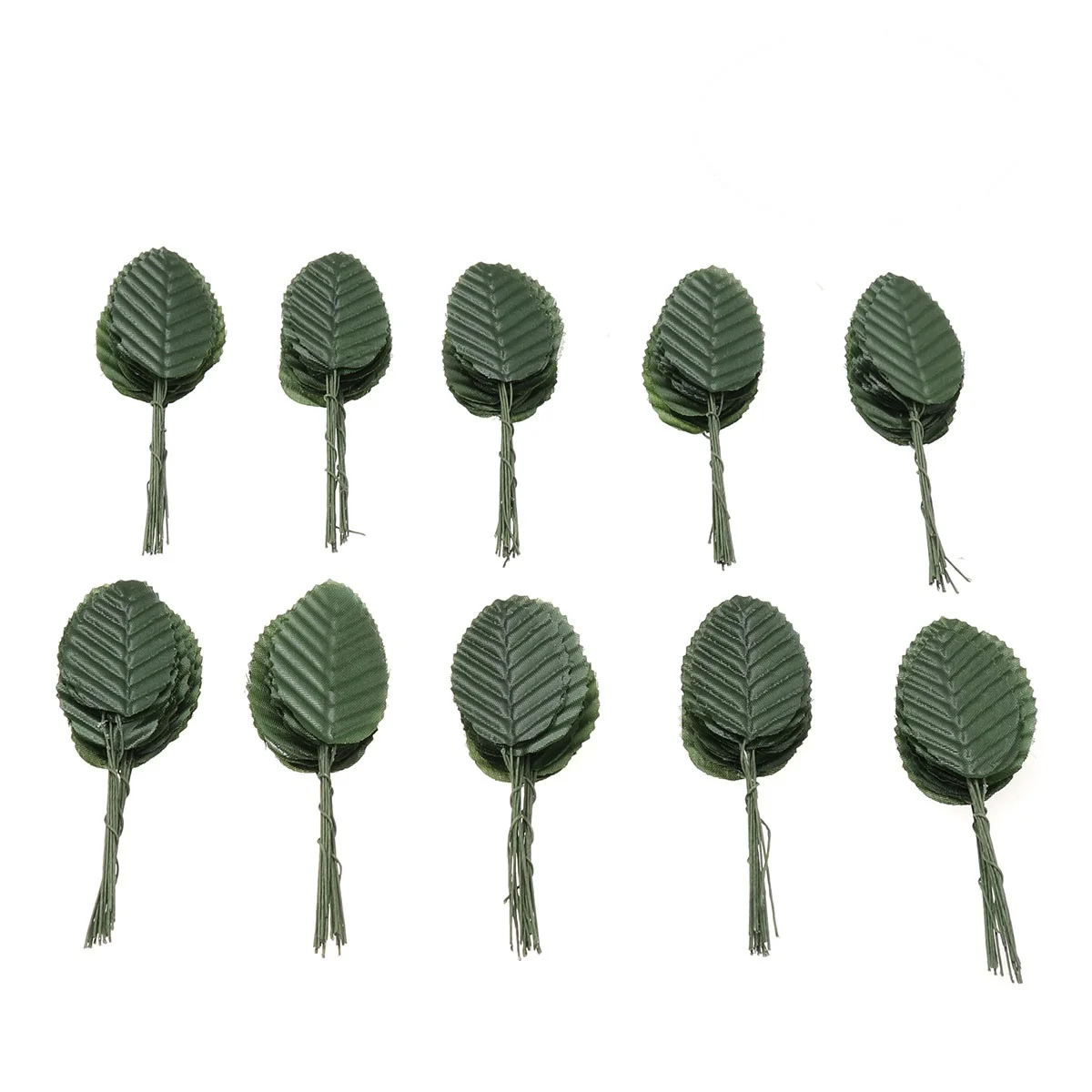 

200Pcs Artificial Rose Leaves Dark Green Realistic Decorative Indoor Plants Flower Arrangement Accessories Artificial Plant