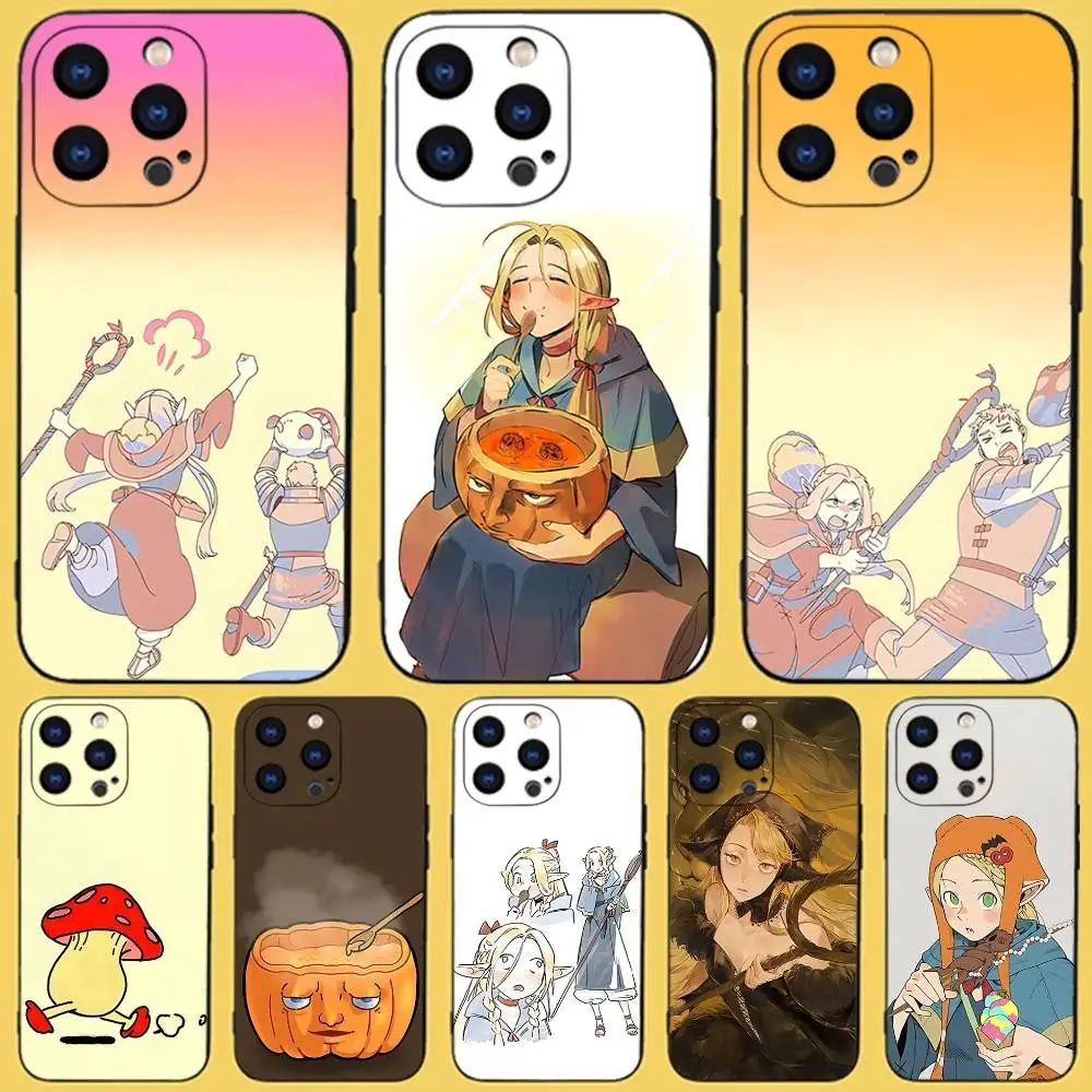 

D-Delicious In D-Dungeon Phone Case For iPhone 17,16,15,14,13,12,11,Pro,Max,Plus,X,XS,SE4,E,Mini,Soft Black Case