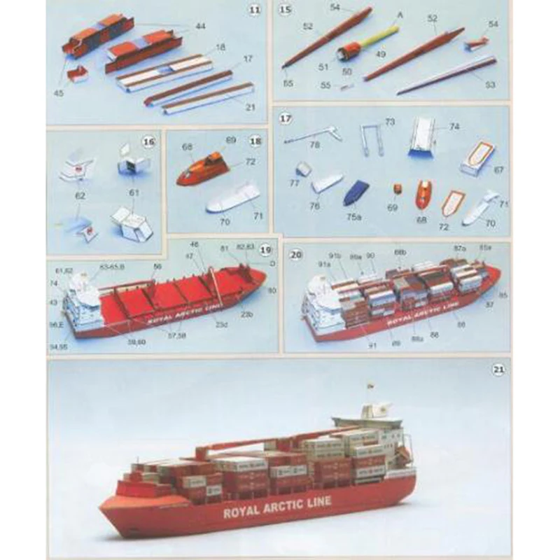 Wooden Assembly Ship Model Series Handmade Building Blocks Puzzle Assembly Brain Toy 3D Paper Card Model Sets ship model