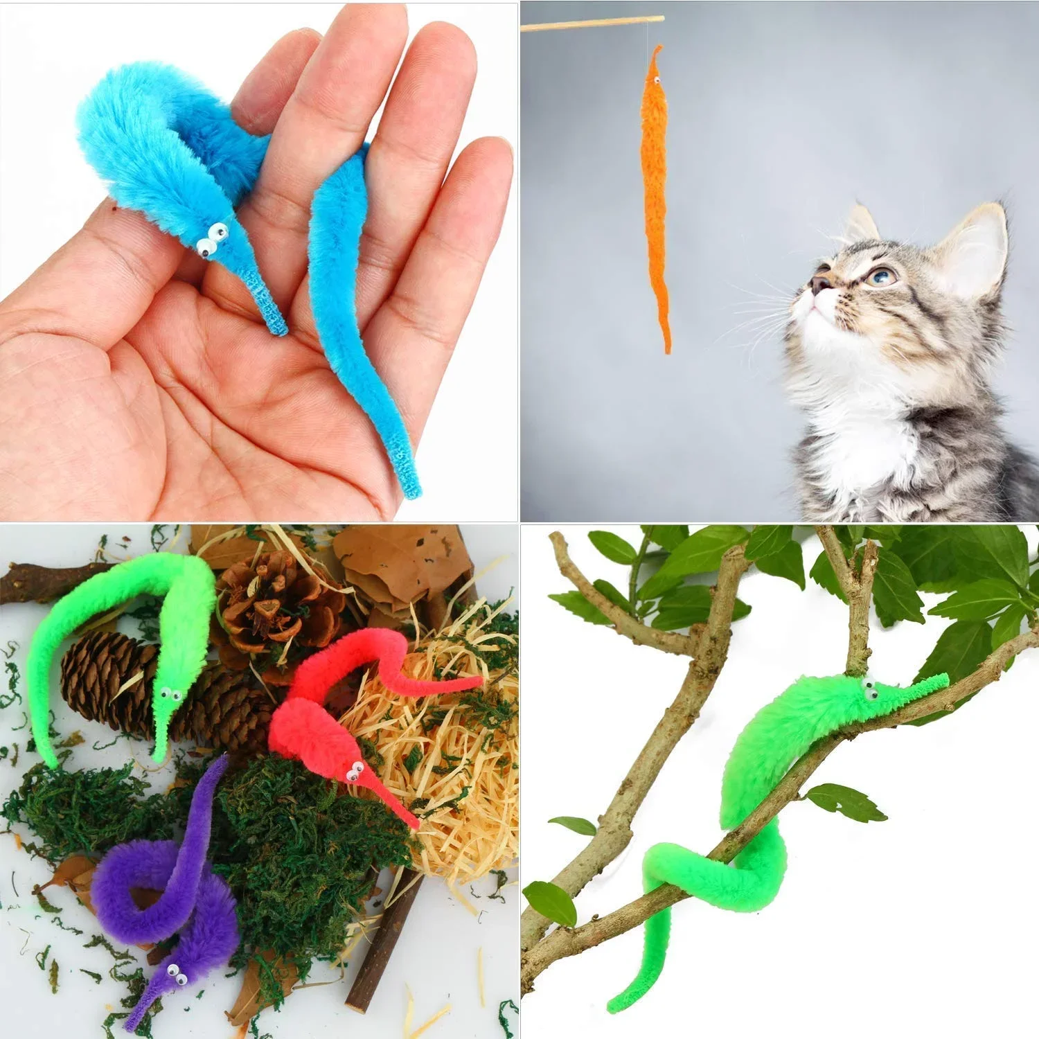 Cool Stuff Fuzzy Worm Magic Toys Wizard Strange Child Magic Tricks For Kids Games Worm On A String Funny Tricks For Children