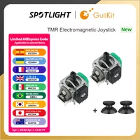 Joystick GuliKit TMR con tapa de palo para PS4 PS5/PS5 Edge Gamepad para Switch Pro Xbox Series controlador reparación de accesorios de juego