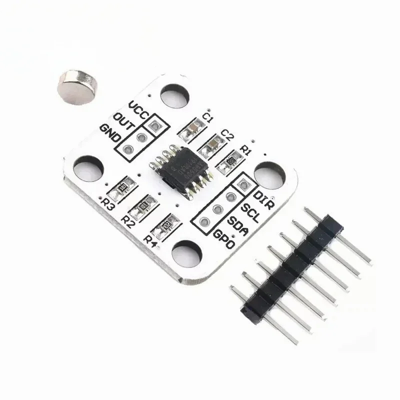 10pcs AS5600 magnetic encoder magnetic induction angle measurement sensor module 12bit high precision