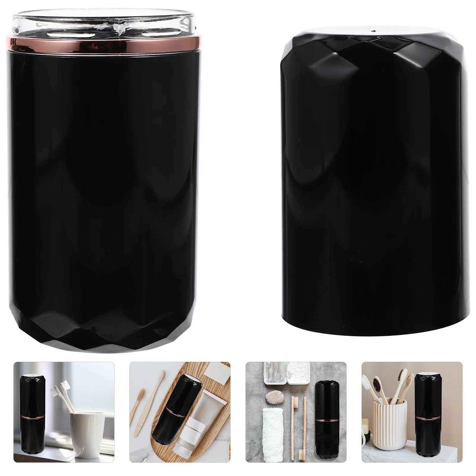 

Travel Cup Portable Toothbrush Holder Dust-Proof Toothbrush Storage Case For Home Hotel School Trip Toothpaste Container