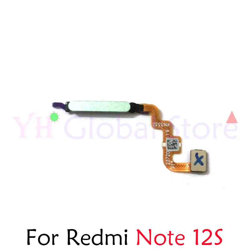 For Xiaomi Redmi Note 12 12S 4G 5G Home Button Fingerprint Touch ID Sensor Flex Cable