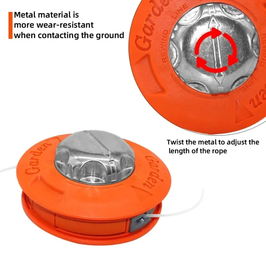 العالمي عثرة تغذية خط الانتهازي رئيس ، الألومنيوم ستريمر العشب فرشاة القاطع جزء
