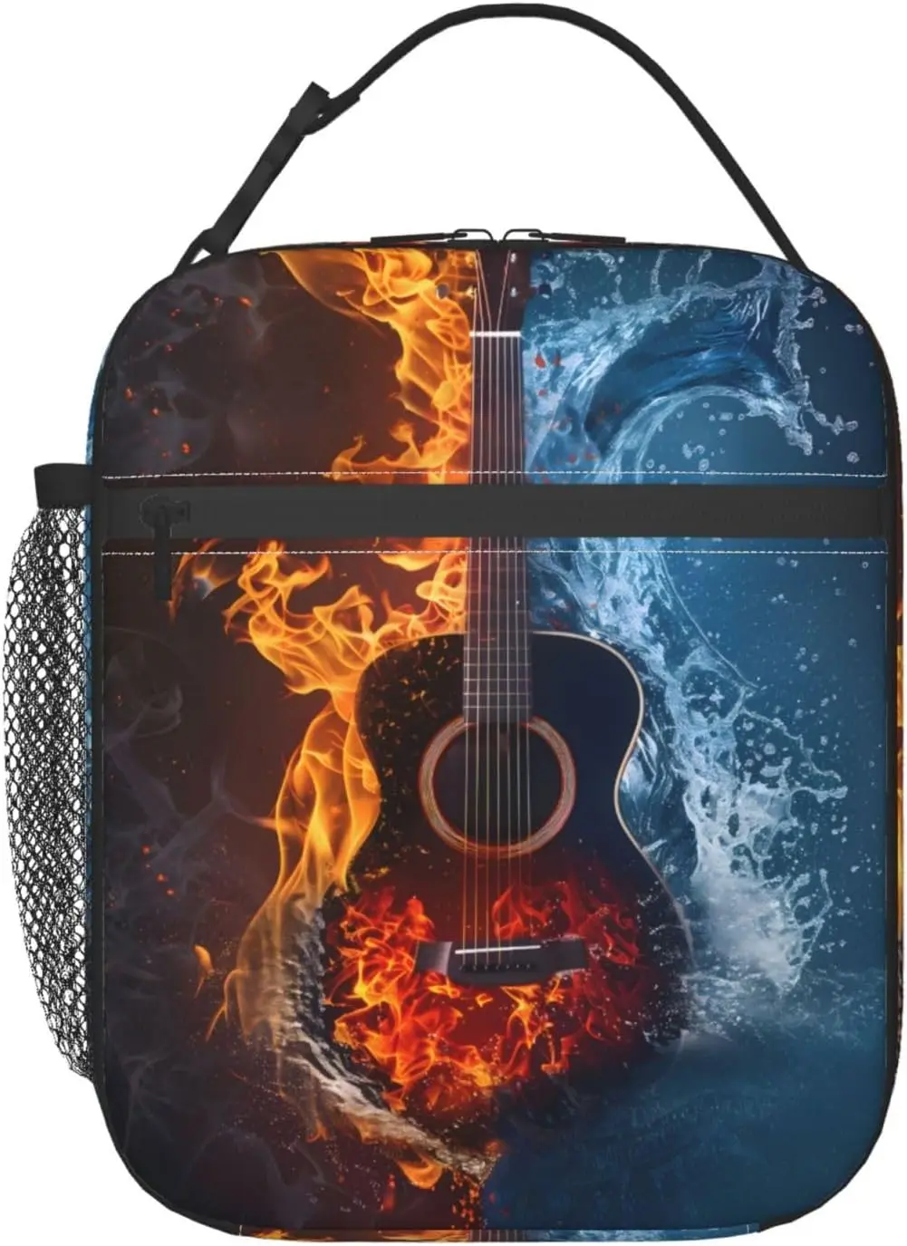 Sea Turtle Lunch Box,Reusable Tropical Ocean and Palm Leaf Design Insulated Lunchbag Gifts