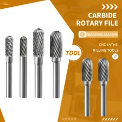 Hot Sale Tungsten Carbide Rotary File Head Tool Point Burr Die Grinder Abrasive Tools Drill Milling Carving Bit Tools C, CX Type