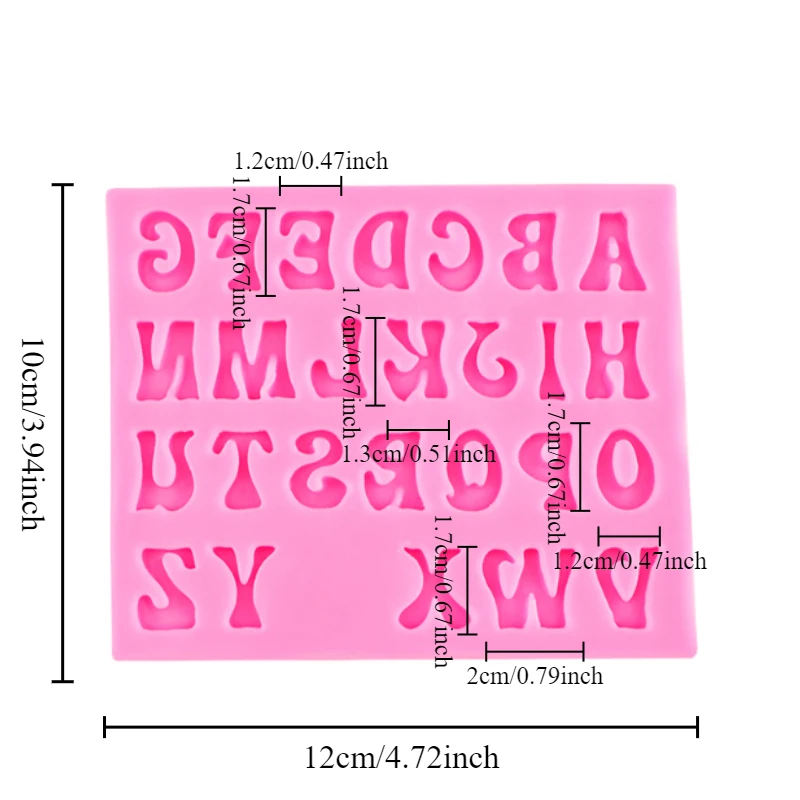 1 قطعة قالب سيليكون الأبجدية الأرقام العربية DIY بها بنفسك اليدوية الشوكولاته حلوى البسكويت كعكة الديكور أدوات الخبز