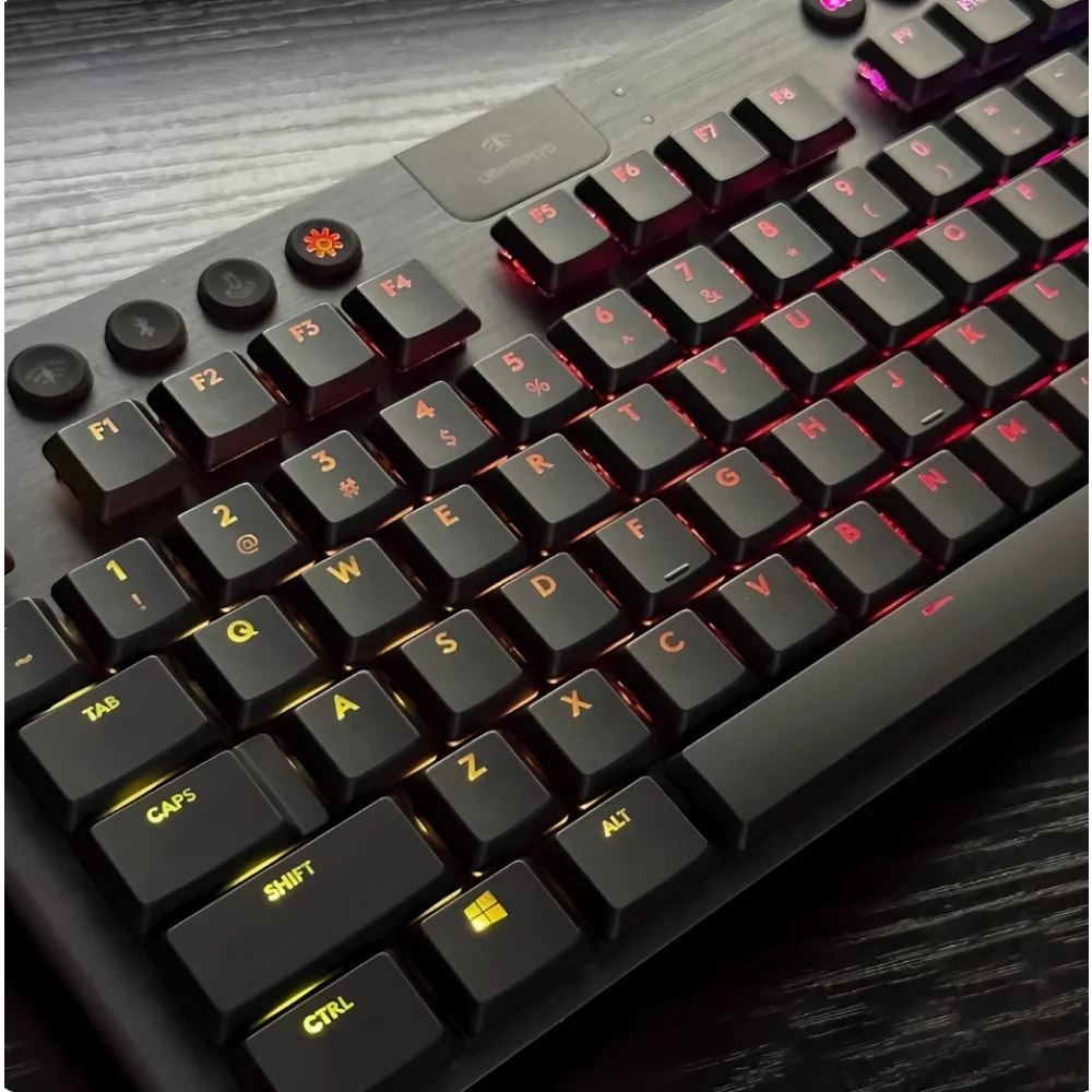 Logitech Keycaps for G915/G913/G913tkl/G813TKL Mechanical Keyboard Translucent 111 Keys US Version Includes ISO Keys
