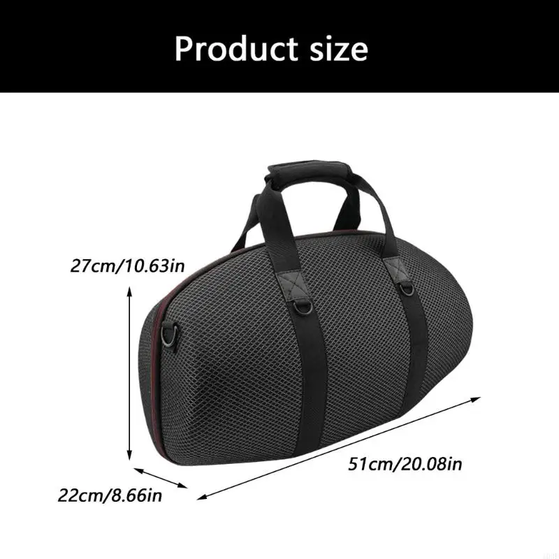 103f พกพาเดินทางเคสป้องกันสำหรับ boombox 4 eva ถุงเก็บแข็งพร้อมสายรัดไหล่