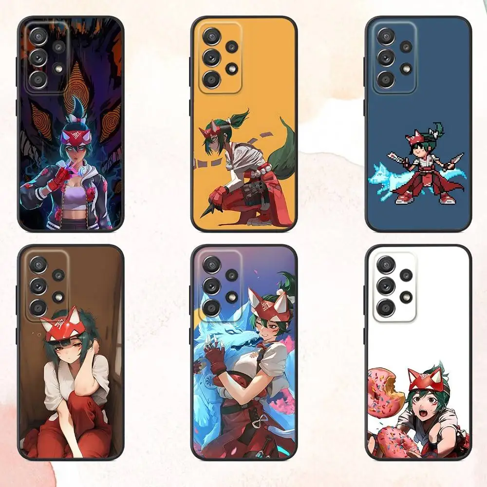 

K-Kiriko O-Overwatches Phone Case For Samsung S25,S24,S21,S22,S23,S30,Ultra,S20,Plus,Fe,Lite,Note,10,9,5G Black Cover