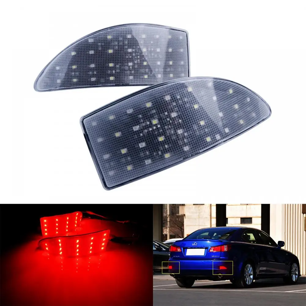 

LED Rear Bumper Reflector Turn Signal Stop Light Fit Lexus IS 250 220d 200d XE20