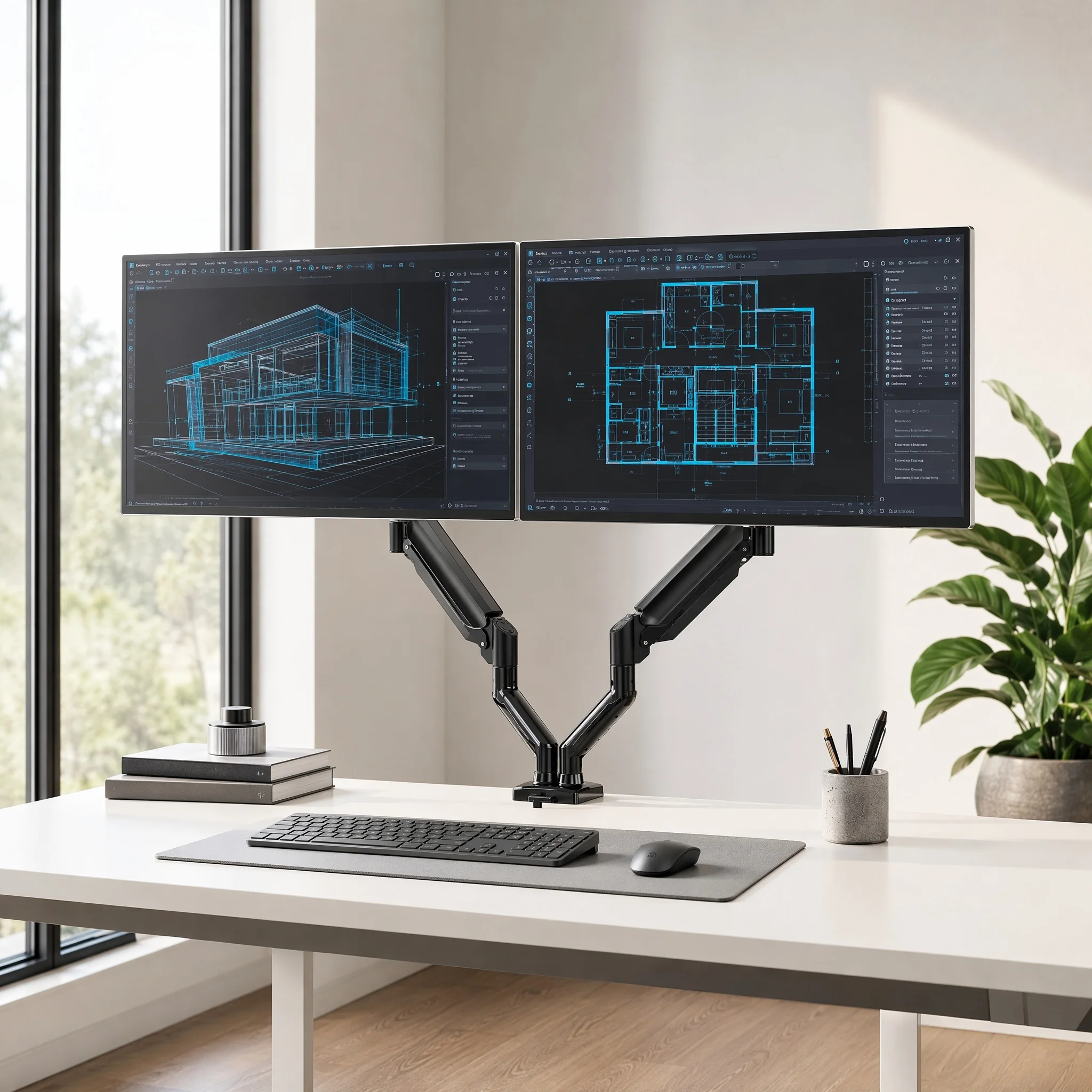 Dual Monitor Stand up to 33 in - Monitor Arm Single 评论和价格