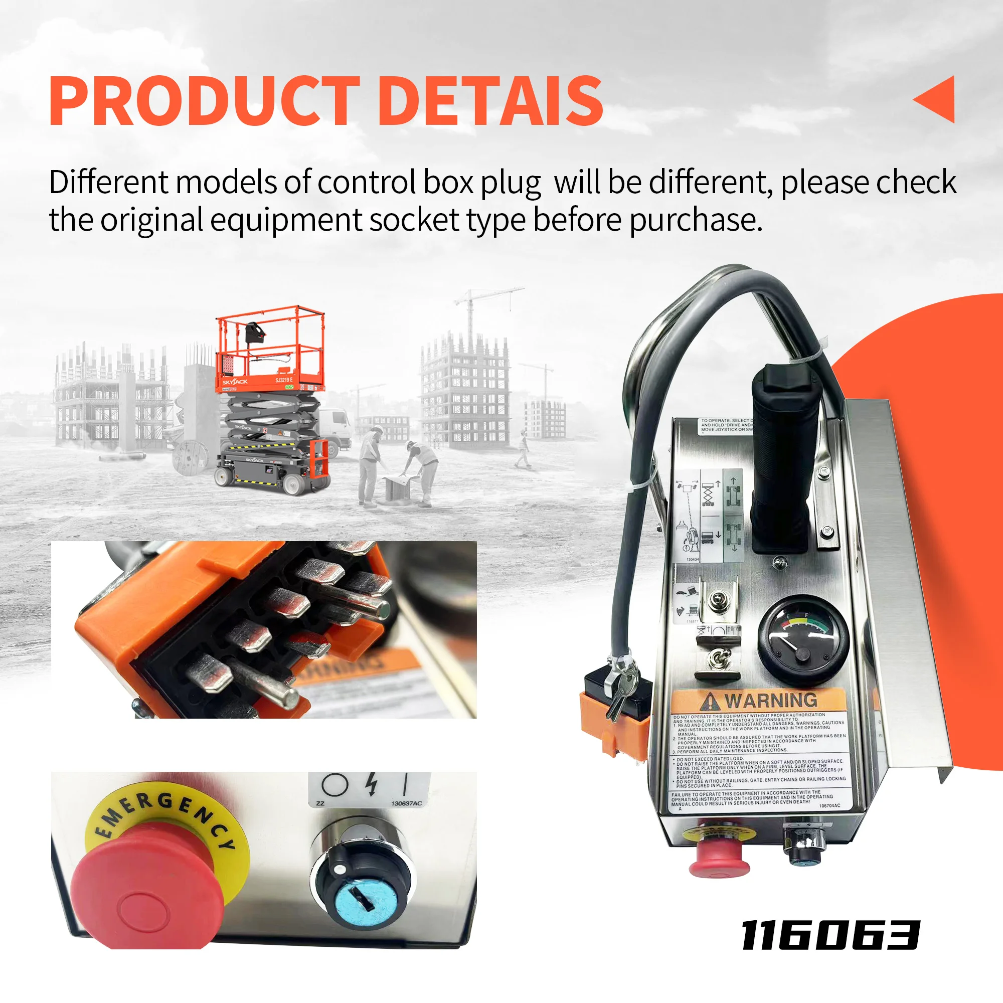 116063 115985 Control Box for Skyjack SJIII 3220 SJIII 3226 SJIII 4626 SJIII 4830 Scissor Lifts