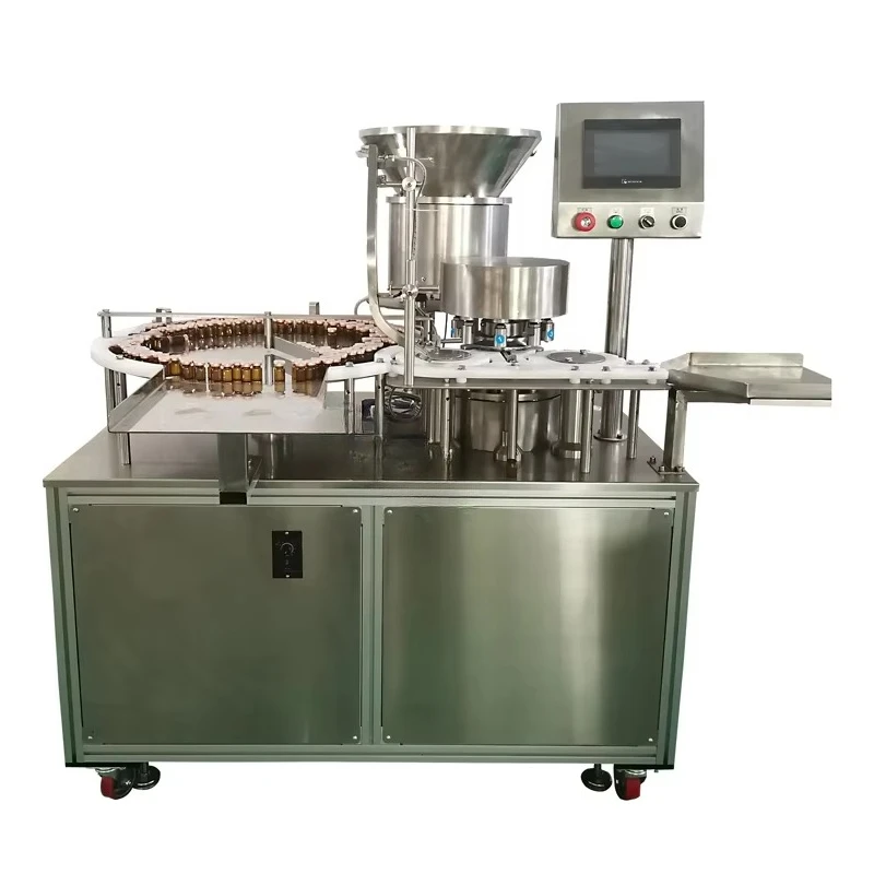 Automatic battery sealing machine Ampoule oral liquid bottle descrambling stop sealing production line carton