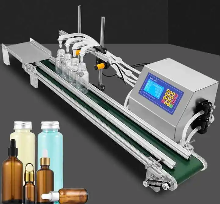 Semi-automatic 4 Head Filling Machine for Oil Perfume Oil Filling Machine Pet Plastic Glass Bottle Essential Oil Filling Machine