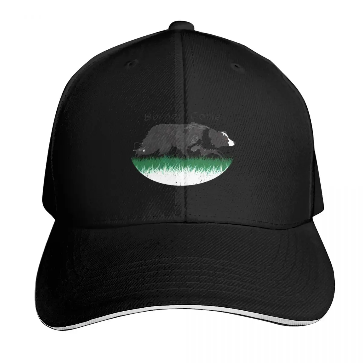

Border Collie Baseball Cap Snapback Cap Dropshipping Sunscreen fashionable Men Luxury Brand Women's
