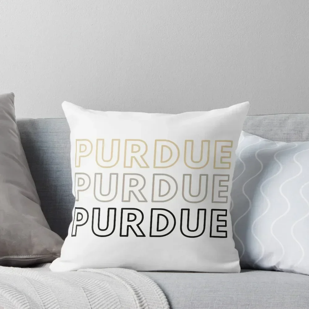 purdue purdue purdue Throw Pillow Christmas Covers Room decorating items autumn decoration pillow