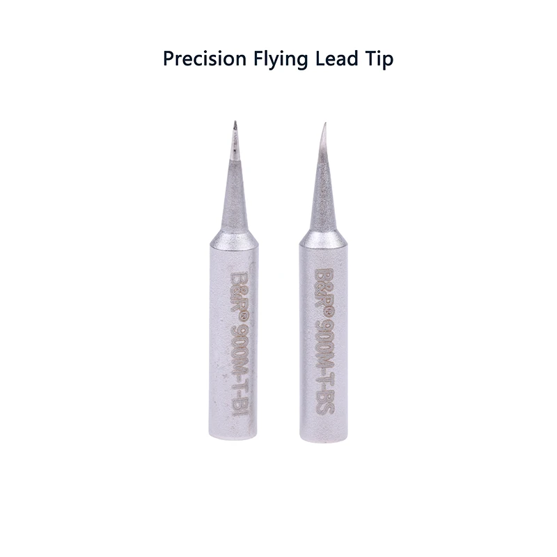 Puntas de soldador de precisión de 0,1mm, ultrafinas 900M-T-BI/BS, línea de mosca, punta de soldadura, picadura de hierro, transferencia de calor de alta velocidad