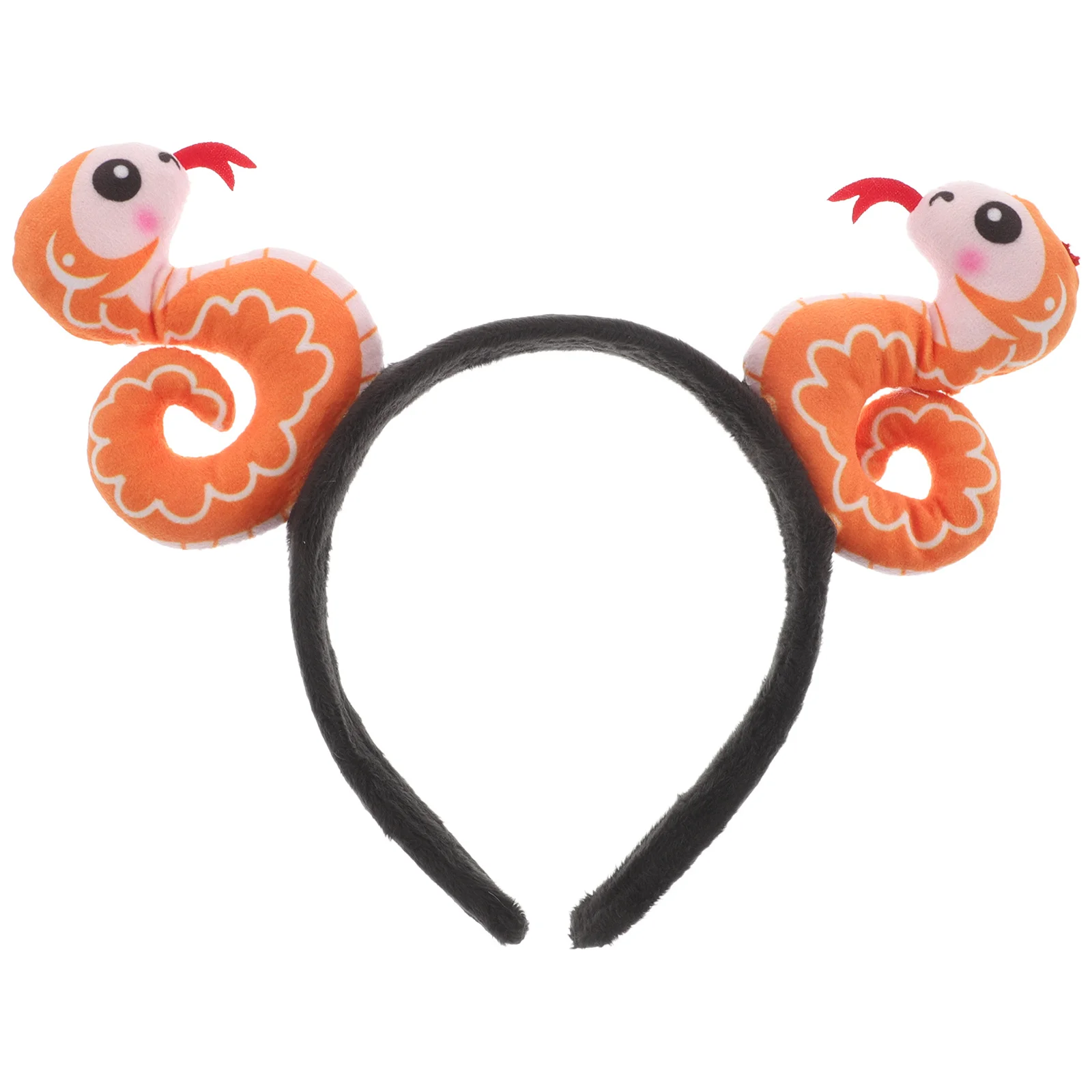 

Chinese New Year Headband Snake-Themed Hair Accessory Fun Festive Cartoon Character Headband for Party Wear Stable Hair