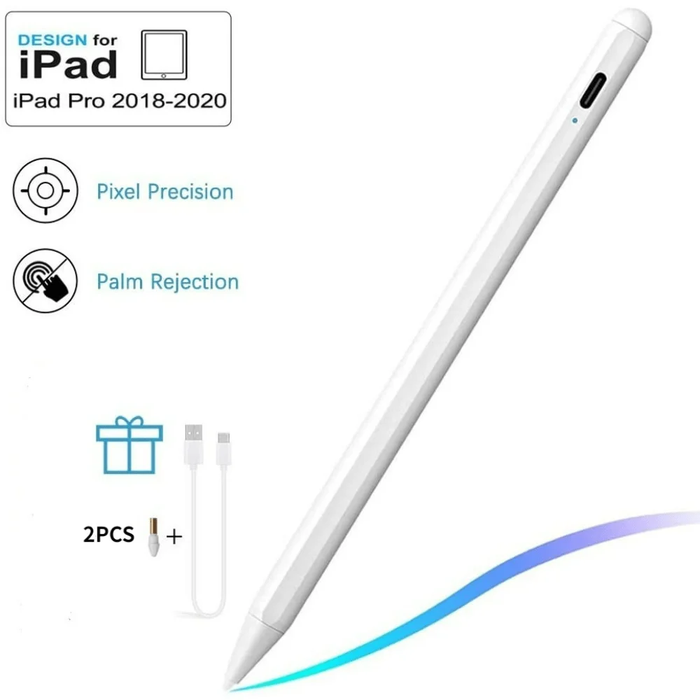

Stylus Pen For IPad With Palm Rejection, Compatible With (2018-2022) Apple IPad Pro (11/12.9 Inch),iPad 6th/7th/8th/9th/10th Gen