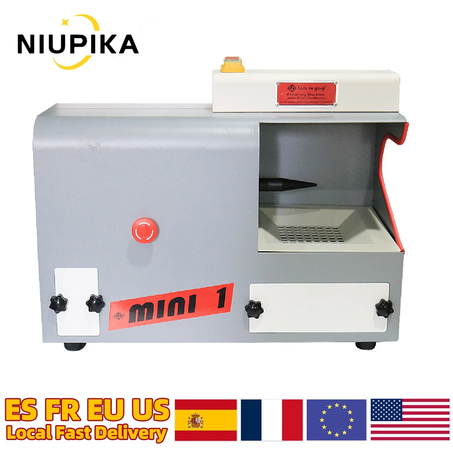 110V/220V Bench Dust Polishing Machine with Motor 3450rpm For Cloth Wheel Grinding Jade Amber Jewelry Making Tool