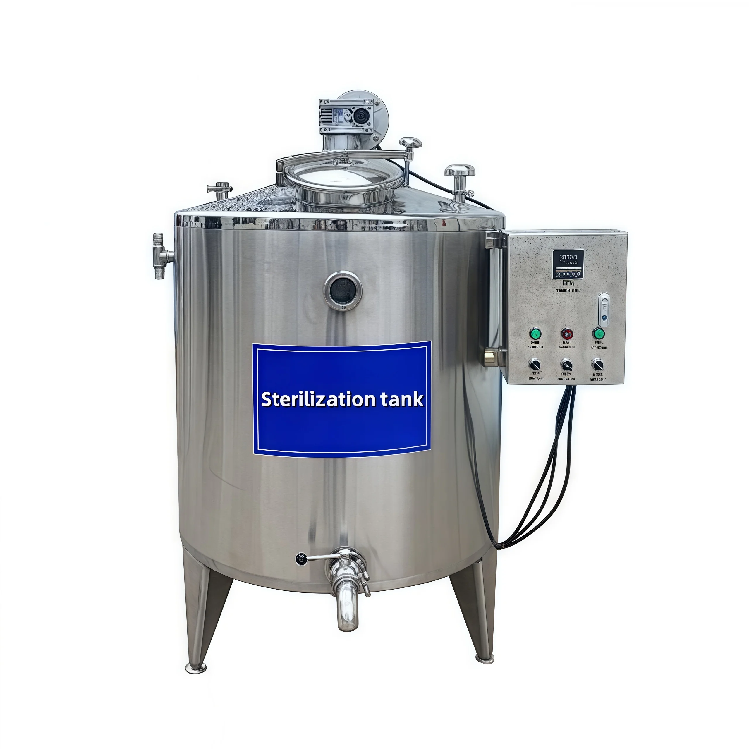 Factory Price Tank 100 Liter Fruit Juice Pasteurization Machine Stainless Steel 304 Automatic Milk Batch Pasteurizer For Sale