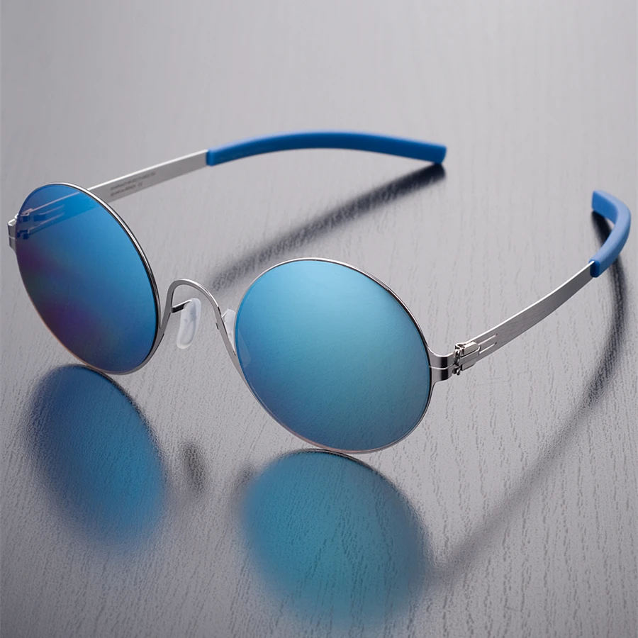 

Безвинтовые круглые солнцезащитные очки ручной работы в стиле ретро для мужчин, солнцезащитные очки с защитой от ультрафиолета UV400, женские винтажные модные солнцезащитные очки, оттенки