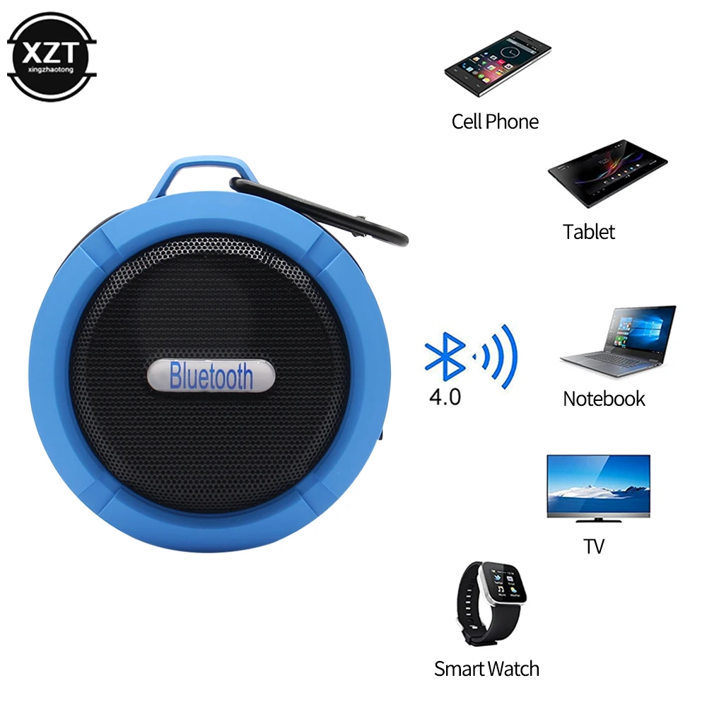 Fashion Column Mini Bluetooth Speaker Waterproof Outdoor Shower Sound Box Wireless Car Subwoofe Loudspeaker For Phone Computer