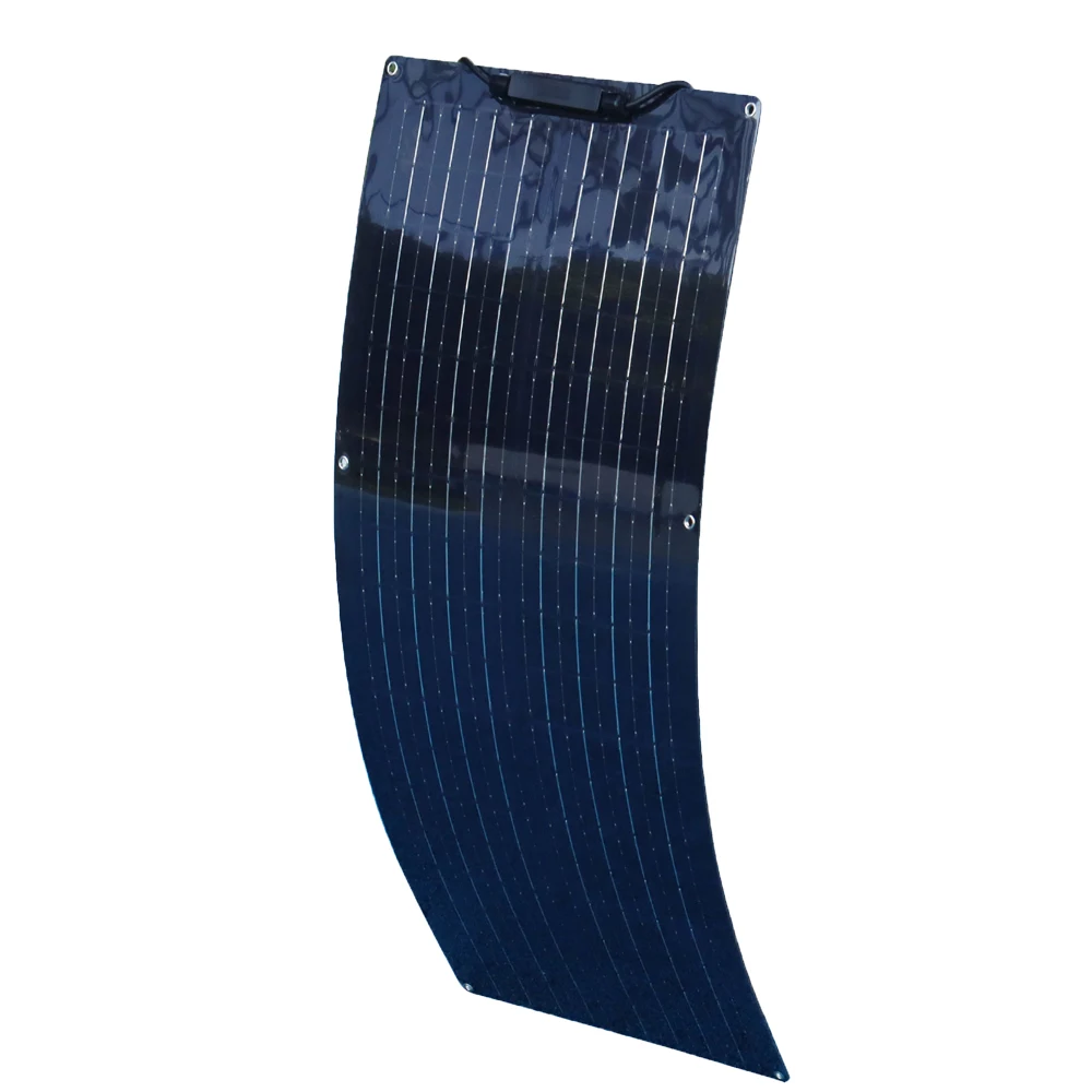 100W Flexible Solar Panel Monocrystalline Silicon 50W 100 Watt Solar Panels For Boat Car Motorhome Yacht 12v/24V Battery Charge