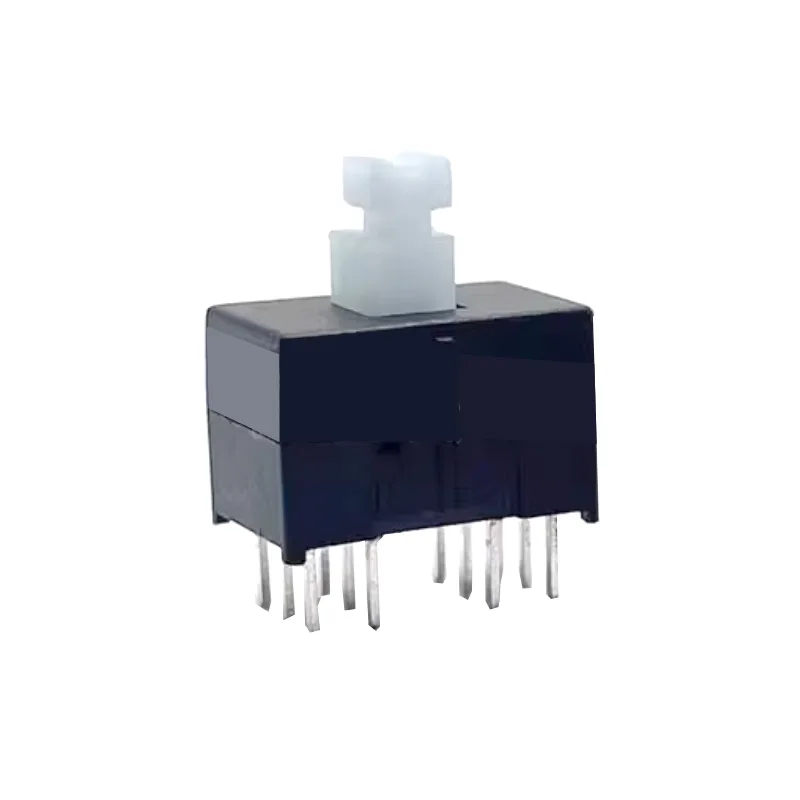 10pcs  Import South Korea JPS4281A self locking switch 4 row 12 feet press switch 13*8.5*18 with lock switch