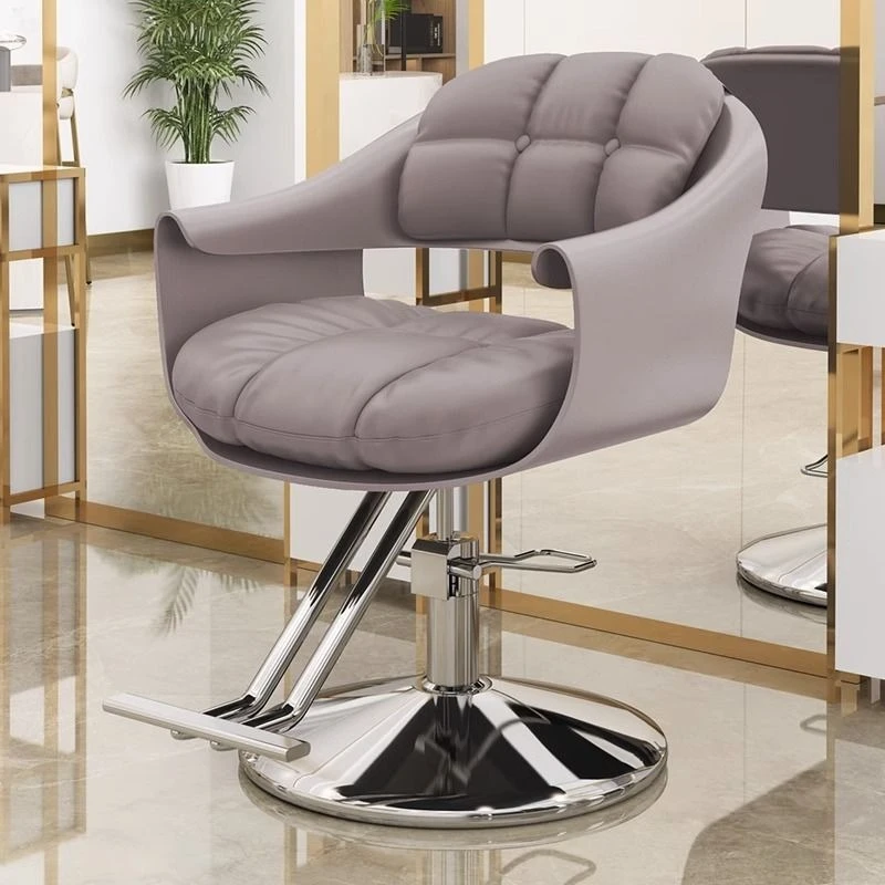 Modern Luxury Style Hair salon chair lounge high-end barber shop saloon chair ergonomic frisur stuhl Hairdressing furniture 3