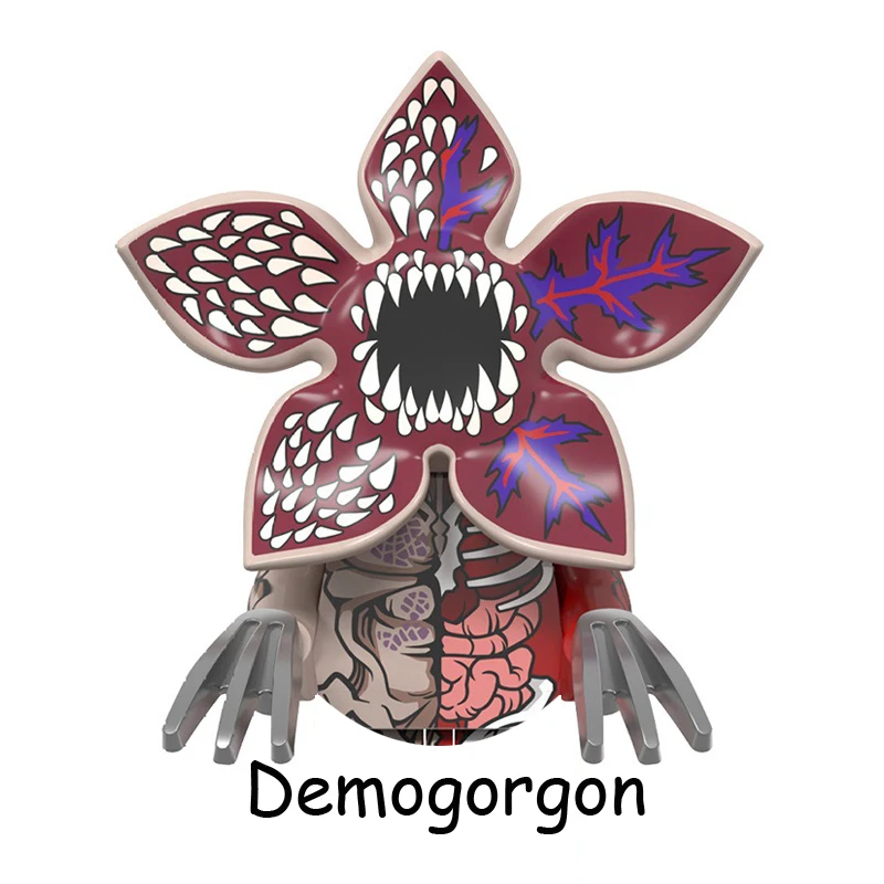 New Style! The Horrible Movie Dustin Mike Vecna Will Eleven Demogorgon Model Figure Blocks Construction Bricks Toys For Children view 2